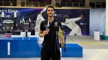 إسلام أسامة يحقق برونزية كأس العالم للناشئين في سيف المبارزة بأوزبكستان 1